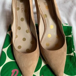 Boden suede nude pumps 39.5